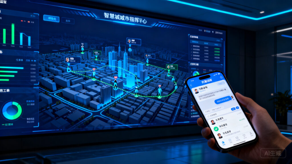 城市外勤人员管理平台搭建指南：GIS大屏与移动端集成