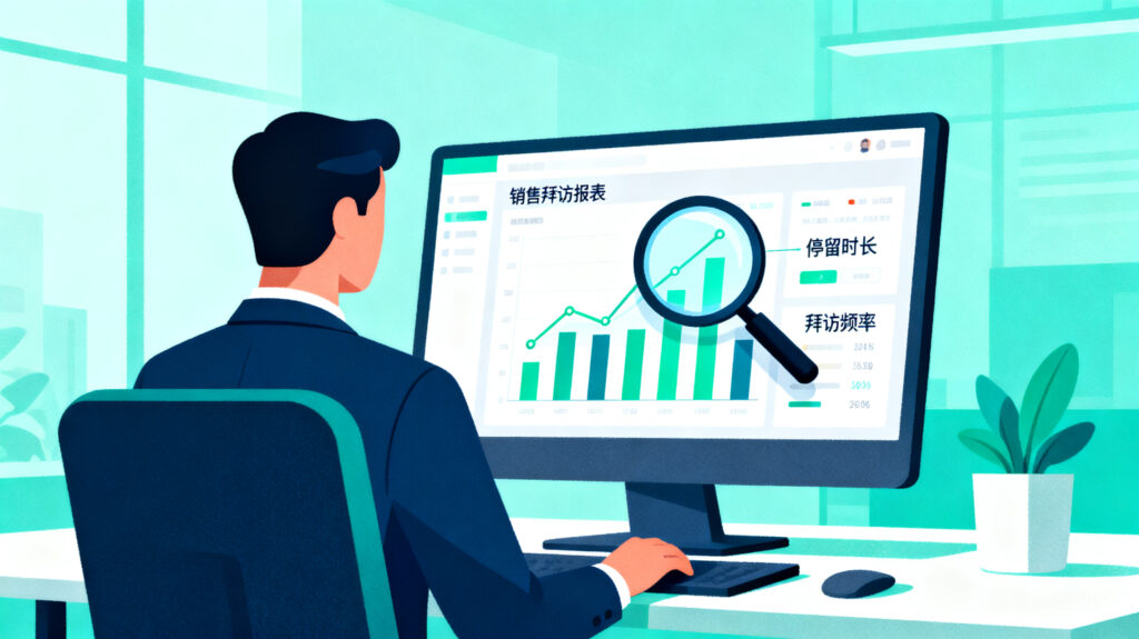 用拜访报表分析销售效率：停留时长、拜访频率怎么看？