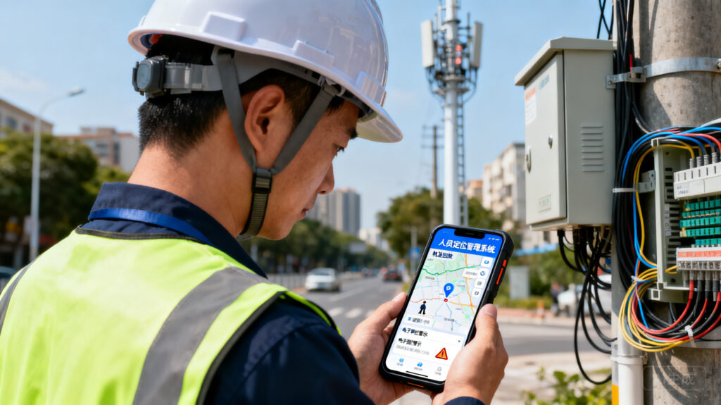 网络人员定位管理系统：电信、通信行业外勤人员定位