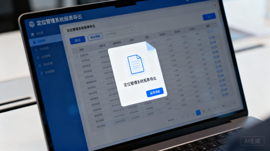 定位管理系统报表导出功能详解（附模板）