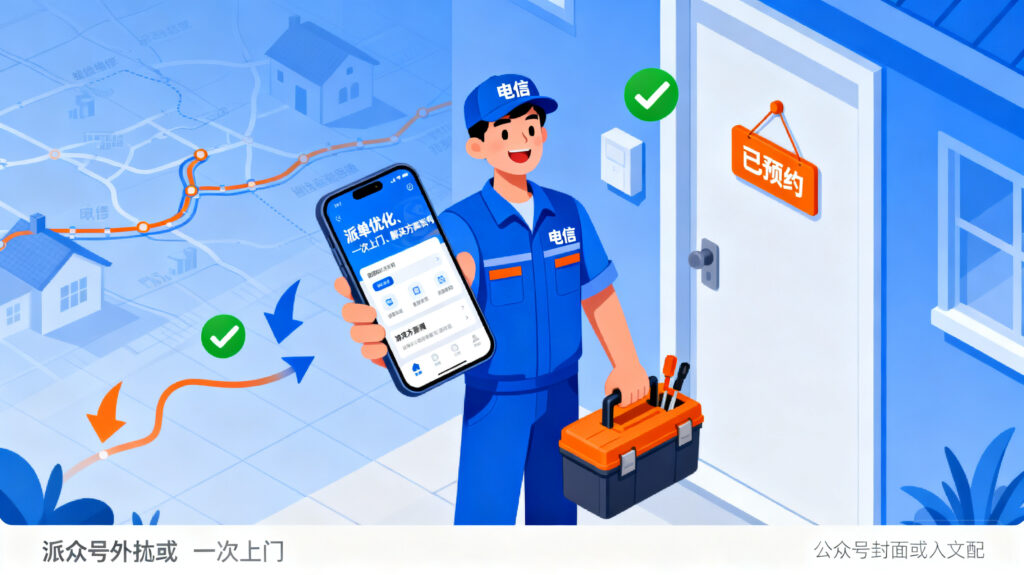 提升一次上门解决率：电信外勤人员管理中的派单优化