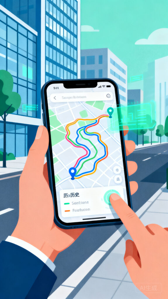 轨迹定位管理：实时位置+历史轨迹，管住外勤人员