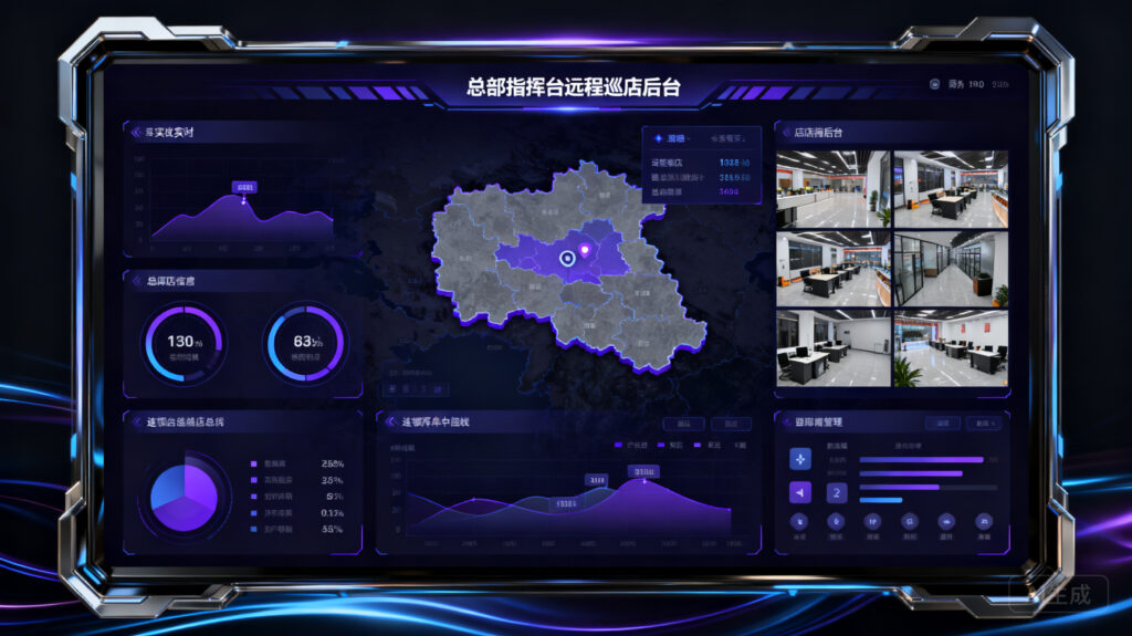 远程巡店后台长什么样？总部指挥台功能逐个拆解