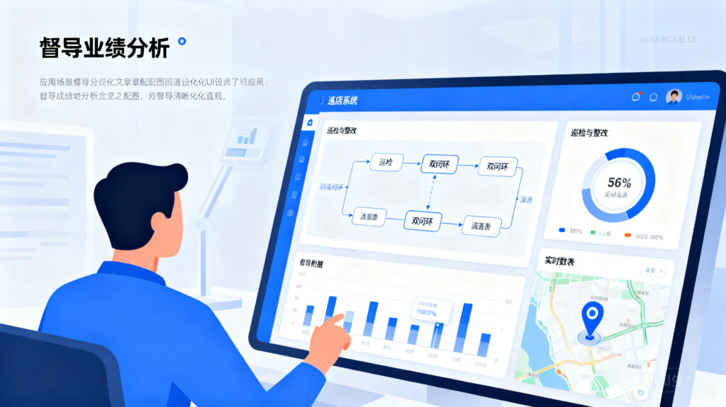 督导业绩的数据看盘：督导软件巡店系统实现巡检与整改双闭环