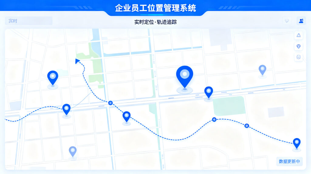 员工GPS定位管理：实时位置+历史轨迹，防脱岗有据可查