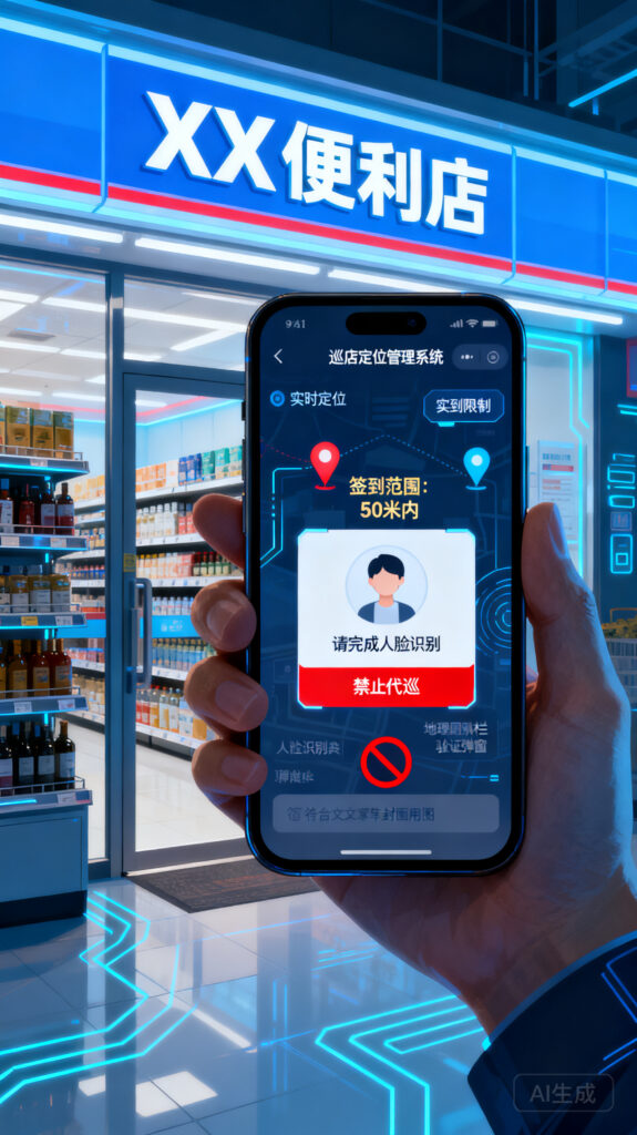 巡店定位管理系统如何防止代巡、跳店？
