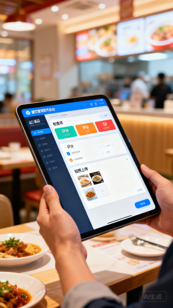探秘头部餐饮都用什么软件巡店查细节？