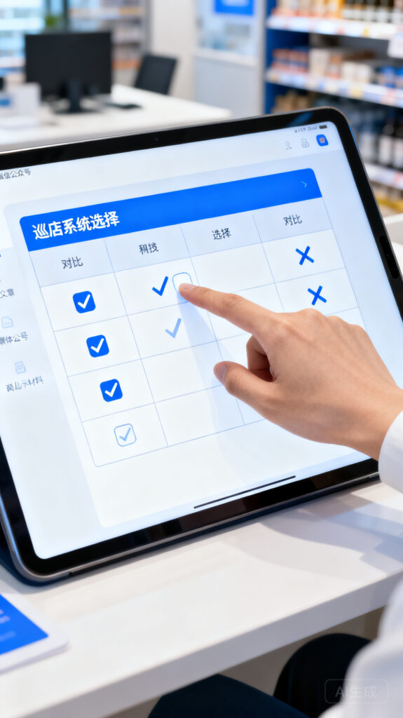 巡店系统怎么选？一张对比表帮你做决定