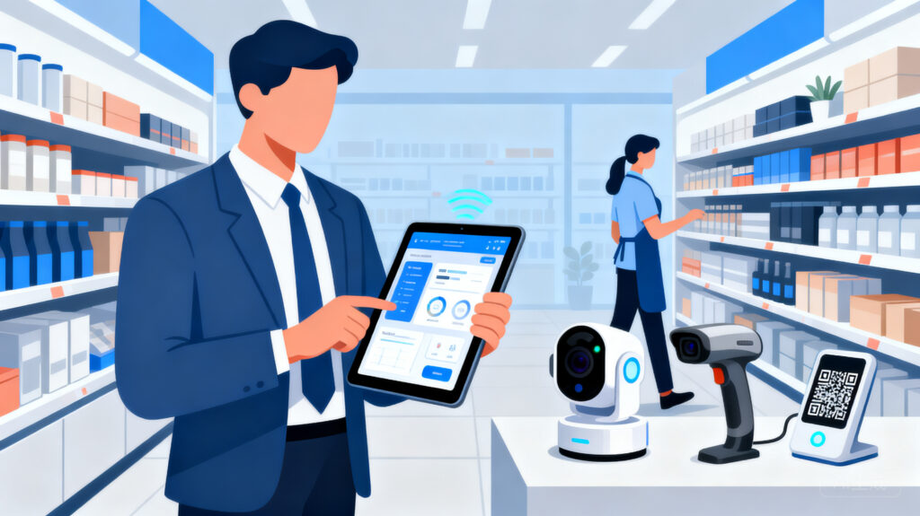 一套完整的巡店系统包括什么？硬件、软件、服务缺一不可
