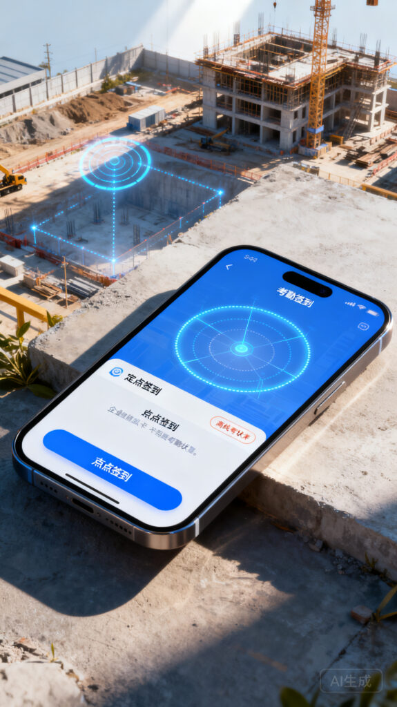 支持电子围栏定点签到、离线考勤的移动APP