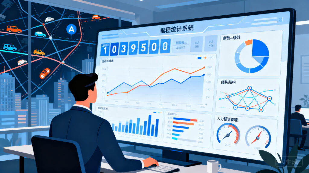 里程统计系统如何与薪酬、绩效挂钩？