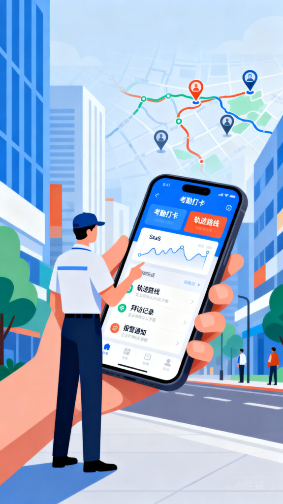 外勤管理定位：考勤、轨迹、拜访、报警一体化