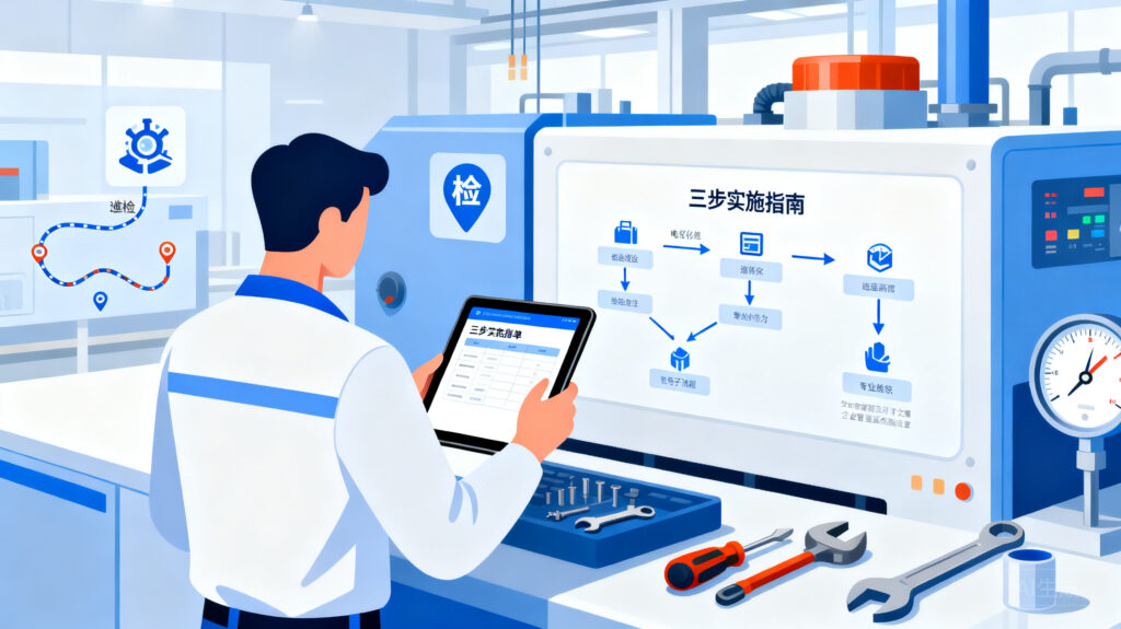 如何快速落地巡检维修管理系统？三步实施指南