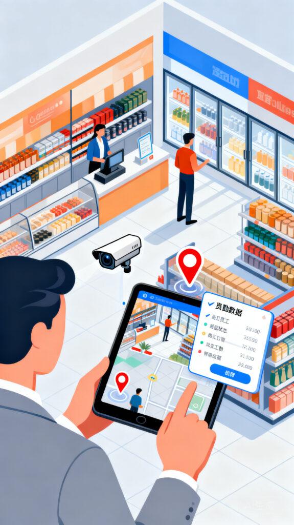巡店系统到底是干什么的？一句话：管住人有没有真干活