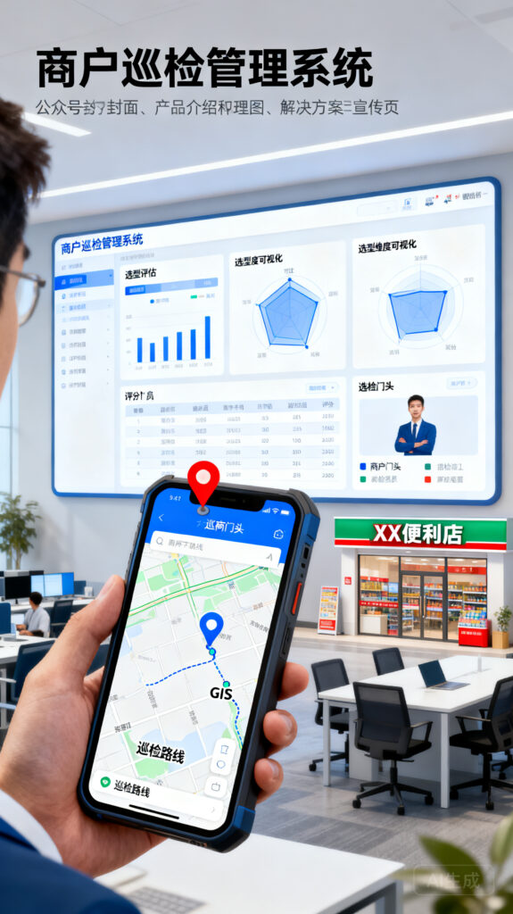 商户巡检管理系统哪个好？三大选型维度帮你做决策