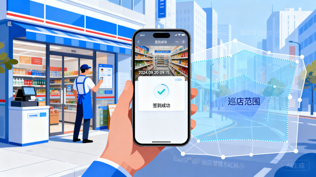 巡店签到怎么防代打卡？地理围栏+水印拍照双重验证