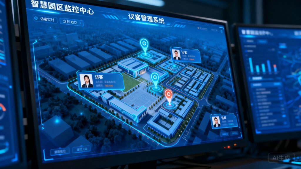 访客管理系统+人员定位：园区访客实时位置监控