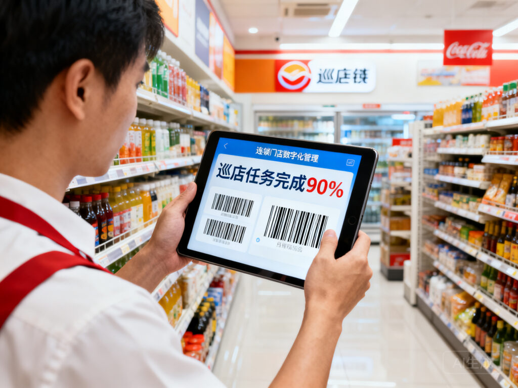 某连锁品牌用了巡店系统，执行力从60分到90分，怎么做到的？