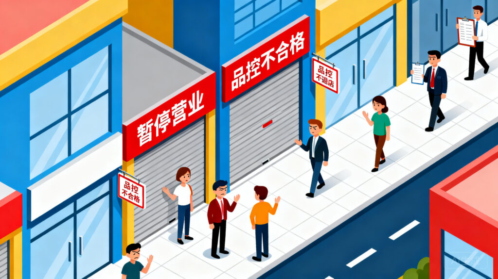 连锁品牌死于“连而不锁”？从品控翻车看巡店管理的重要性