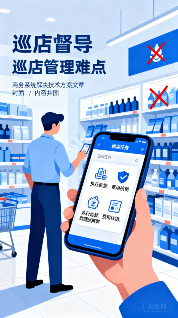 巡店系统能解决三大难题：执行不到位、费用核销乱、数据造假