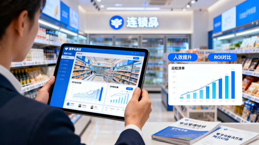 数字化巡店管理怎么样？头部连锁品牌引入前后的ROI与人效对比