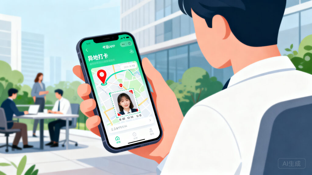 移动考勤定位：异地打卡+水印照片，杜绝代打卡