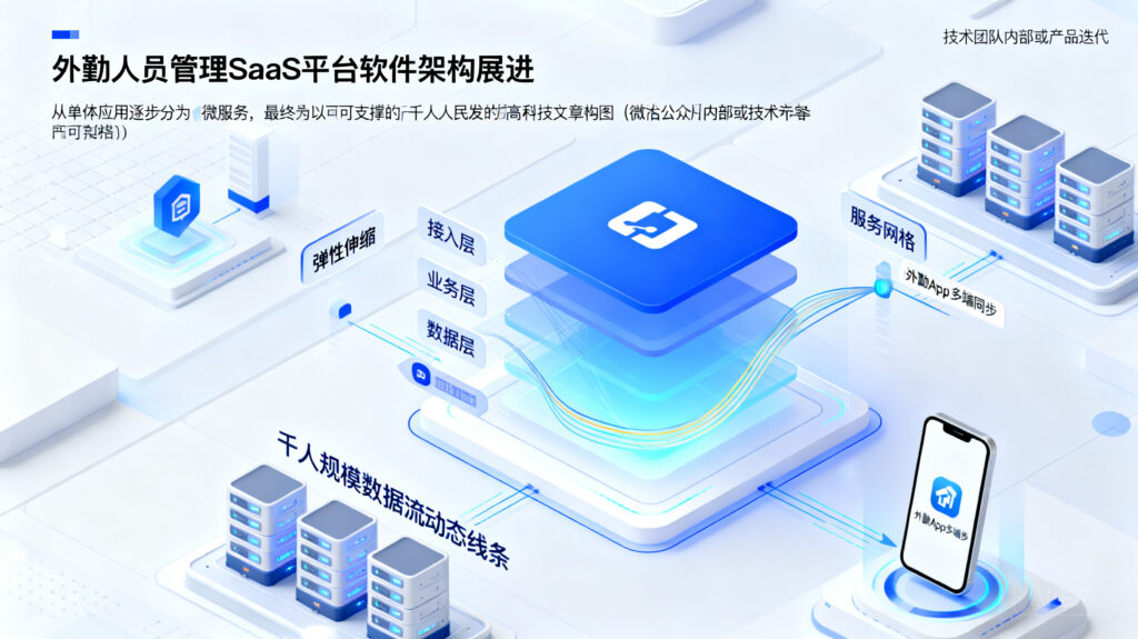 支撑千人规模：外勤人员管理团队的软件架构演进与SaaS评测