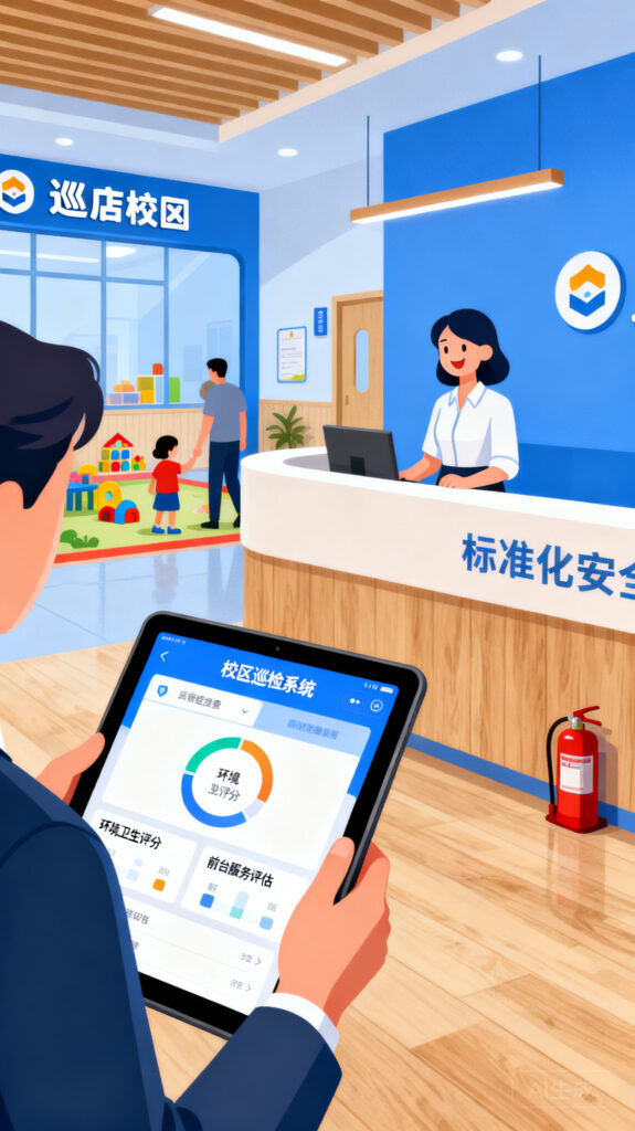 校区标准化管理：教培机构巡店系统软件提升教学环境与前台服务