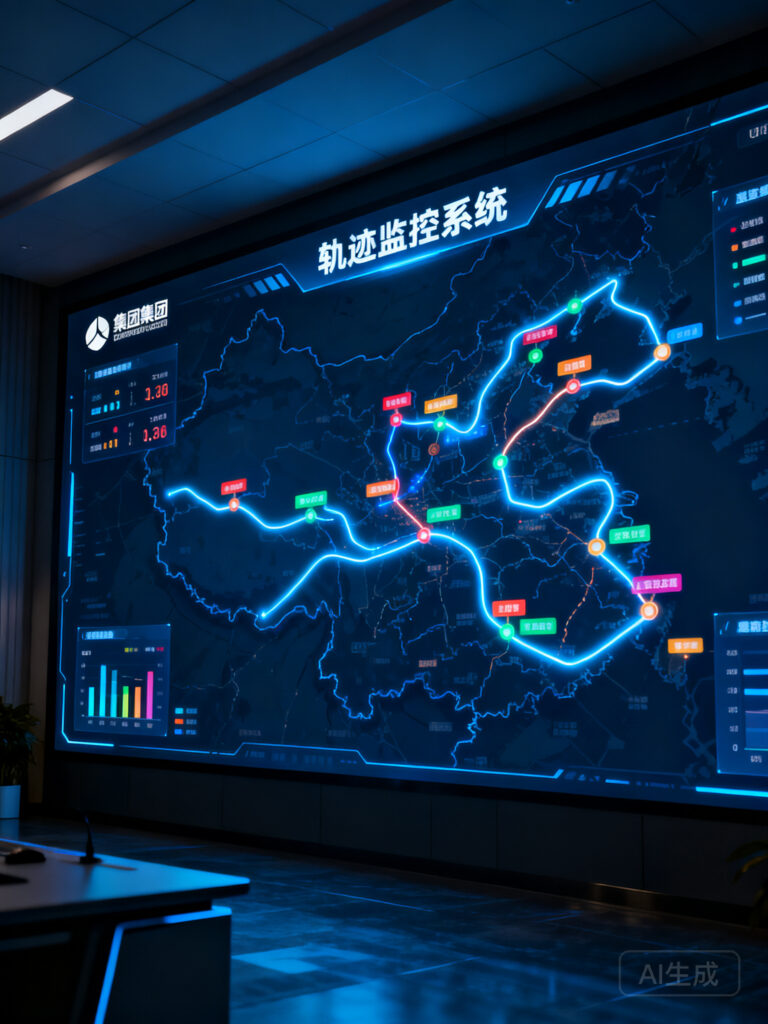 集团级轨迹监控系统：支持多区域、多项目集中管理