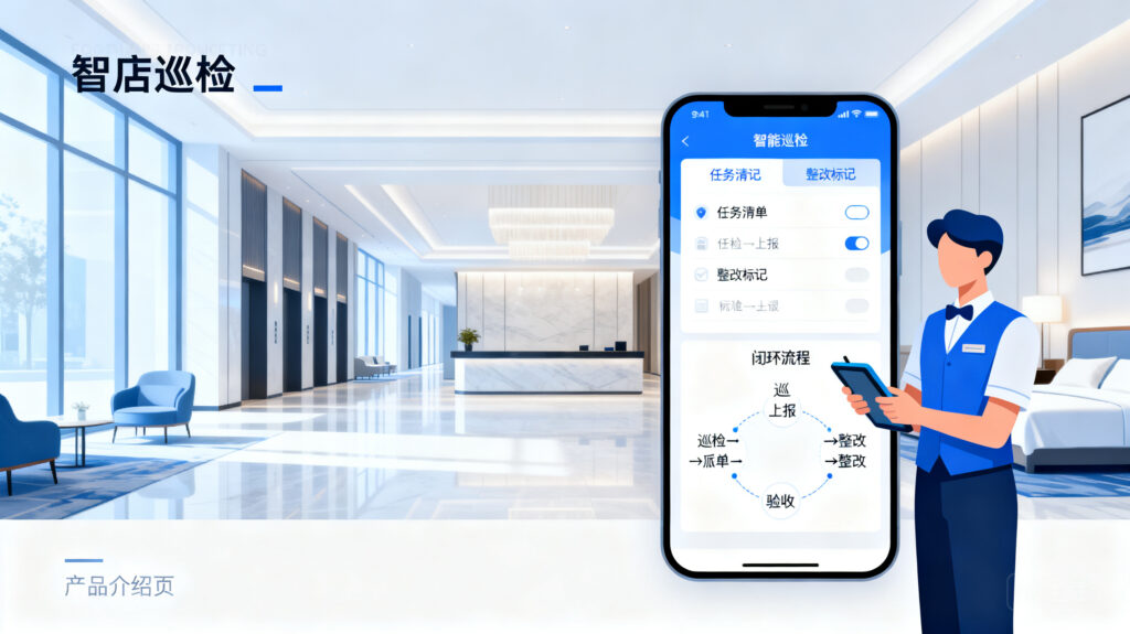 酒店管理巡检系统有哪些核心功能？从巡检到整改的闭环设计
