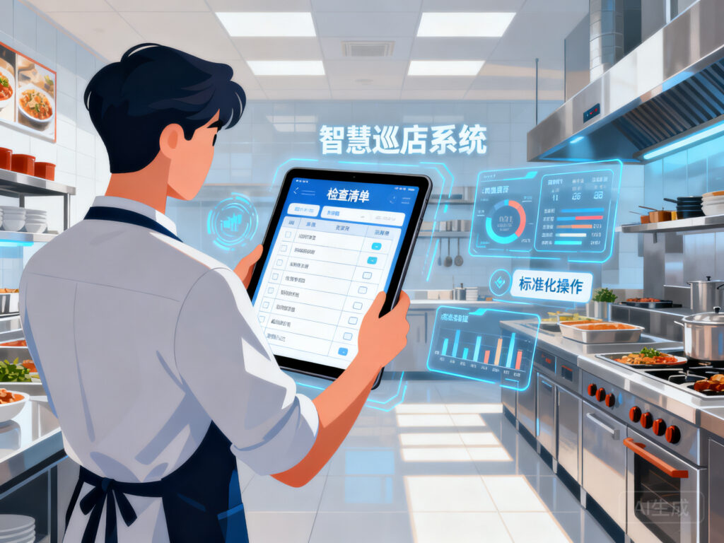 连锁餐饮标准化落地难？智慧巡店系统怎么帮上忙