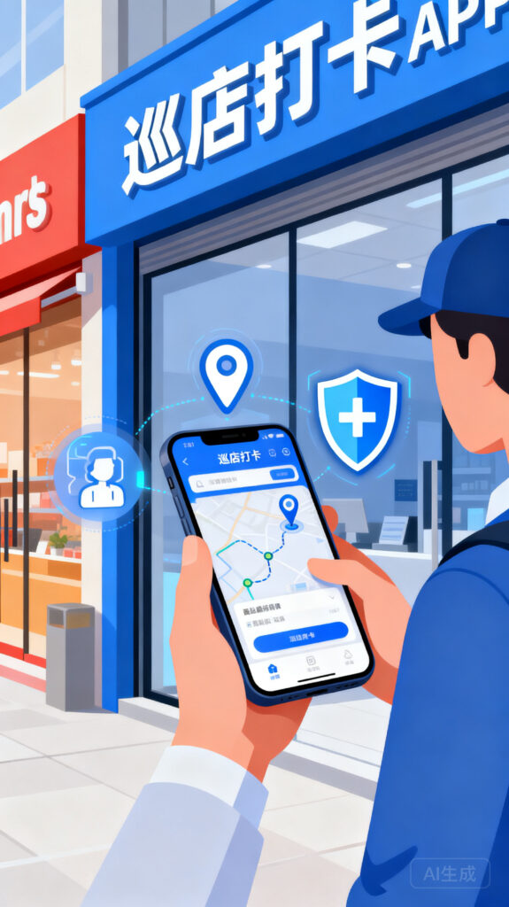 外勤人员不反感：既管轨迹又护隐私的巡店工作打卡软件