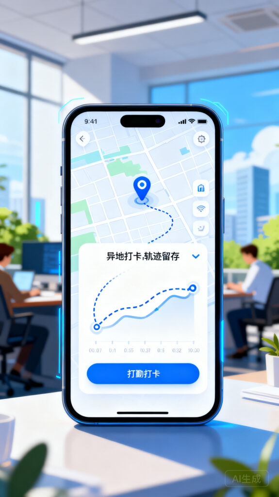 定位考勤管理系统：异地打卡+轨迹留存，告别考勤作弊