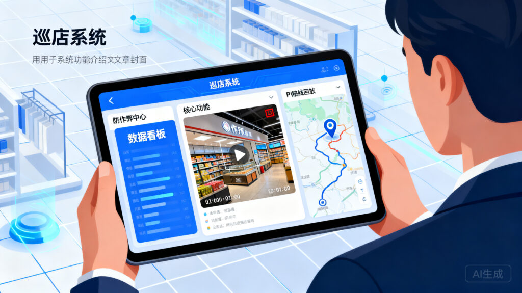 巡店系统功能逐个拆解：防作弊中心、水印相机、轨迹回放