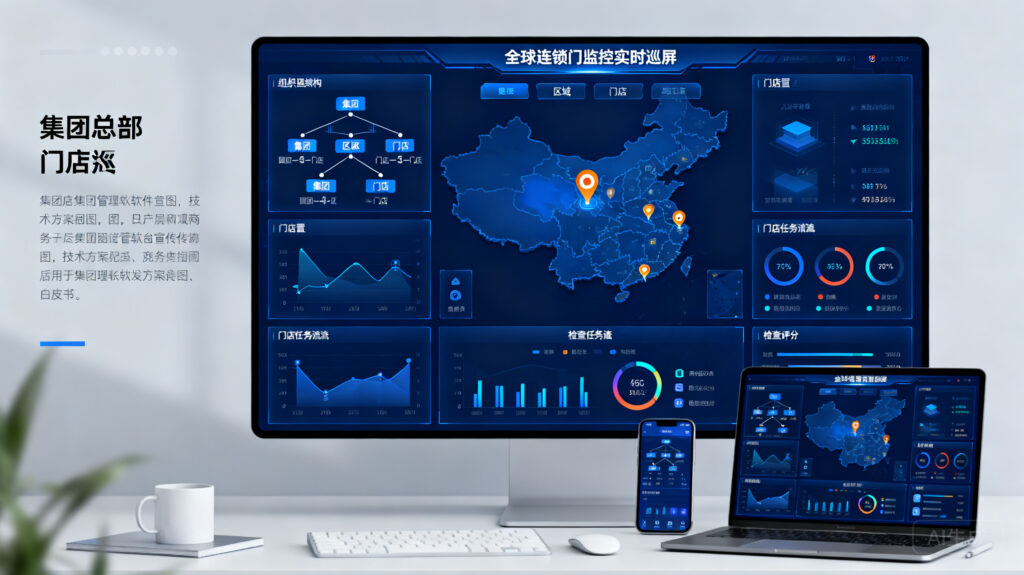支持多组织架构：集团级连锁店巡店系统软件的底层设计逻辑