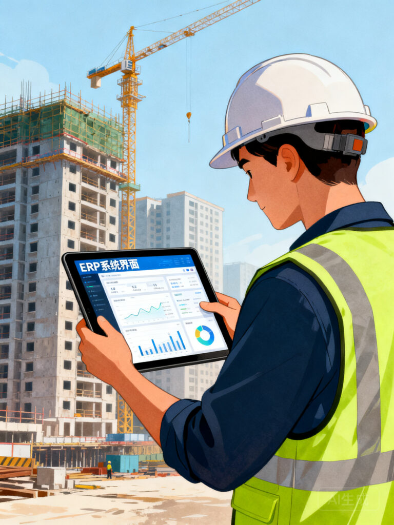 适合建筑行业的工程外勤人员管理系统盘点：打通ERP