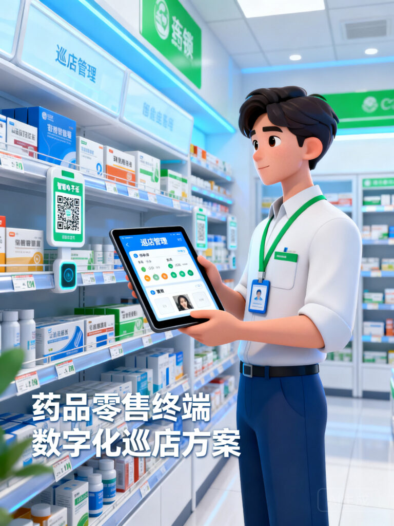 医药终端管理难？药企药店巡店系统完整方案