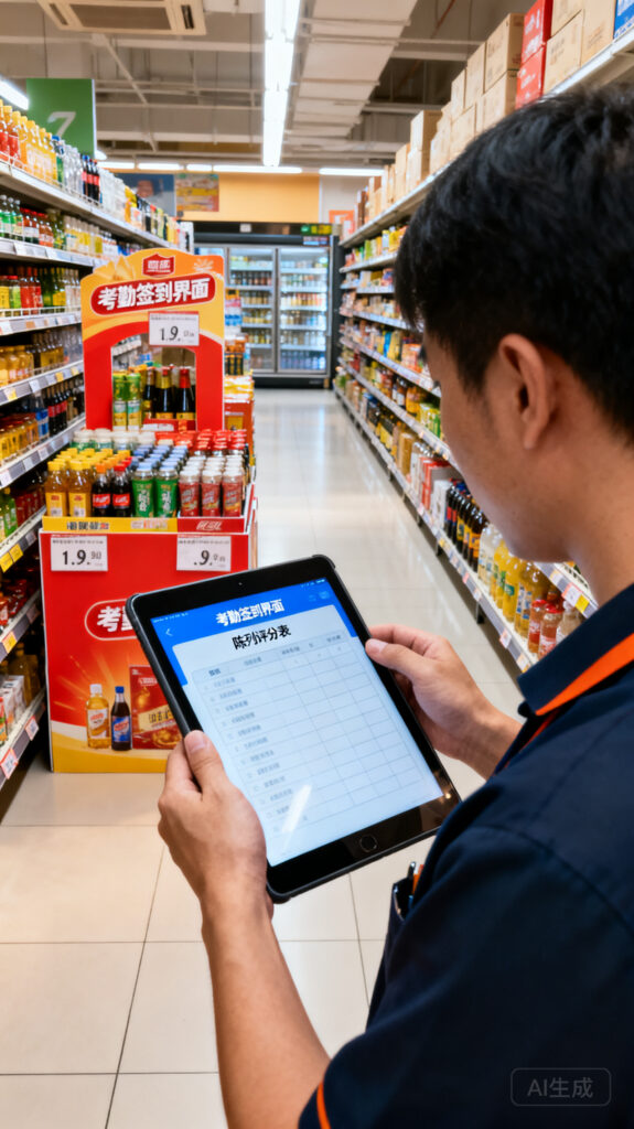 提升终端陈列质量：业务员外勤考勤在快消门店巡查中的深度应用