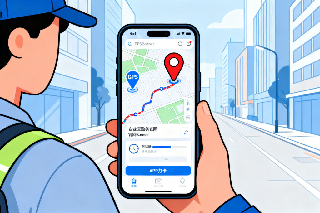 员工手机定位管理系统：无需额外硬件，用手机APP管外勤