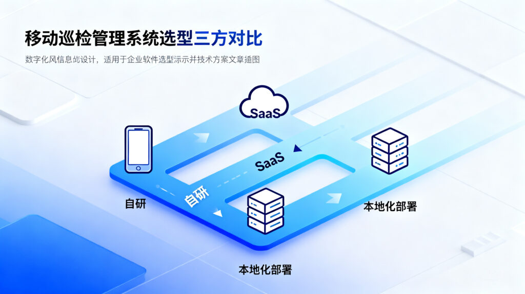 移动巡检管理系统选型对比：自研、SaaS与本地化部署怎么选