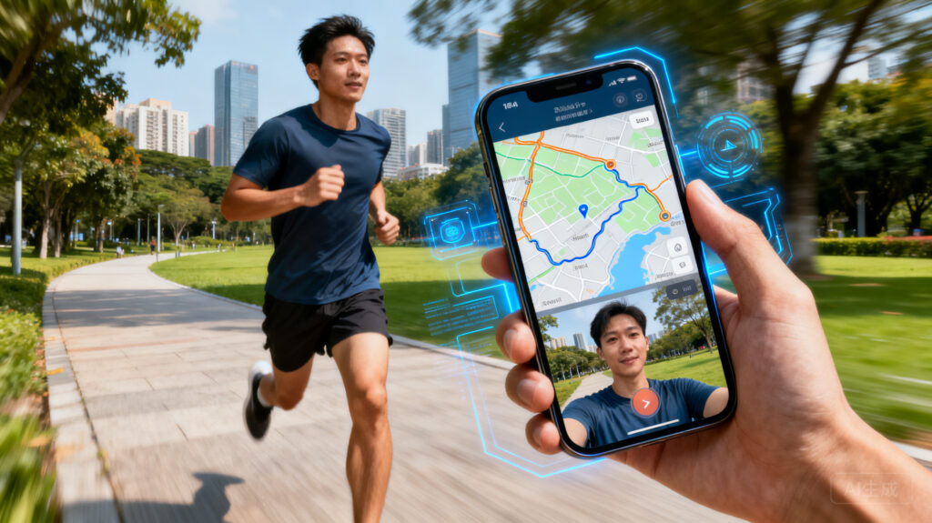 运动轨迹防造假：GPS+拍照双重验真