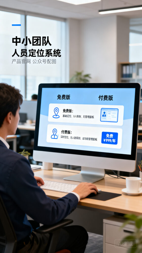 中小团队人员定位管理：免费版+付费版功能对比