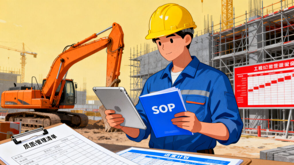 进度与质量两手抓：工程外勤人员管理的施工现场SOP