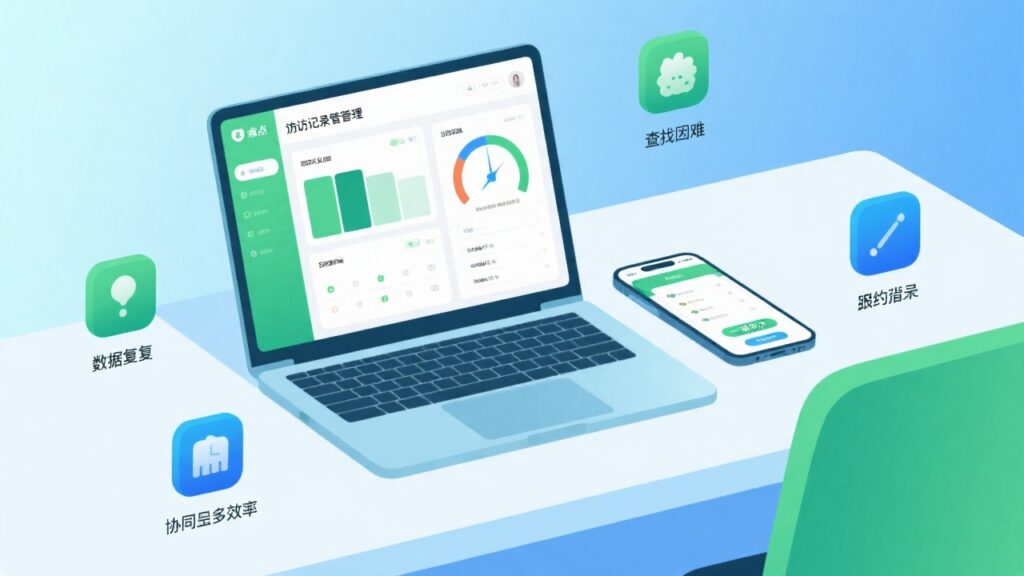 拜访记录管理难？5大痛点一键解决