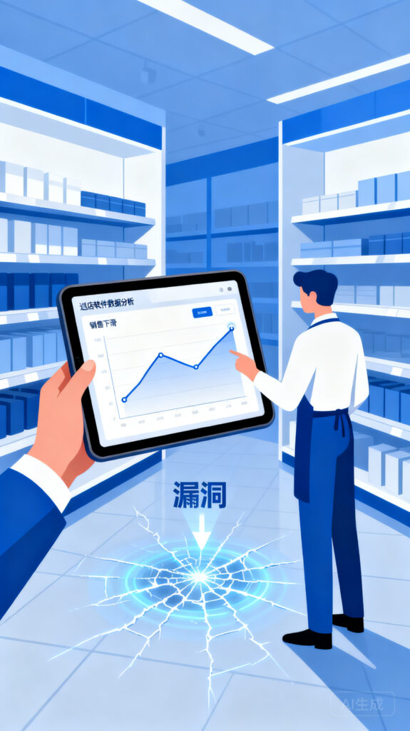 业绩下滑找不到原因？门店巡店软件帮你找出执行落地的漏洞