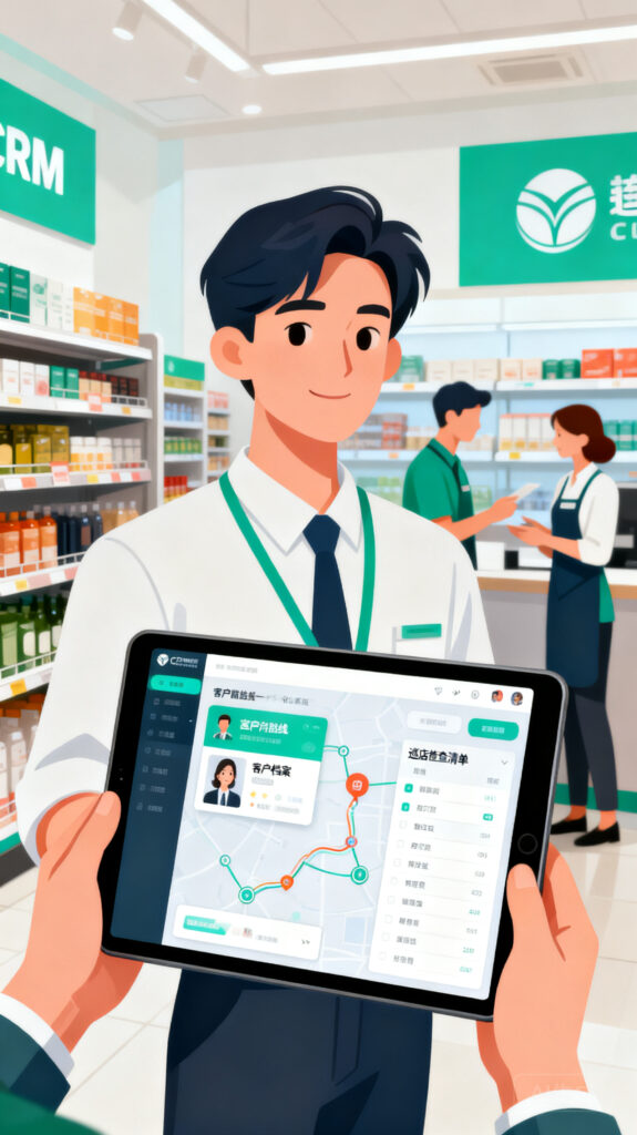 客户信息和巡店行为能不能在一个系统里管？巡店CRM一体化