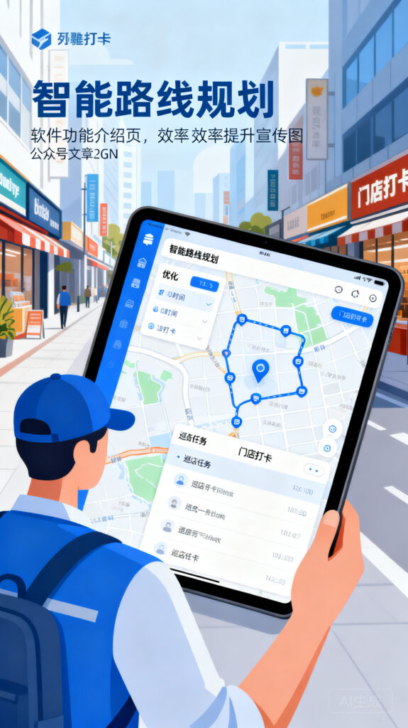 外勤效率倍增器：支持智能排程的巡店路线规划软件推荐