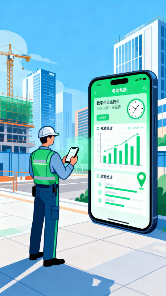 数字化办公提效：报表自动生成的外勤考勤系统