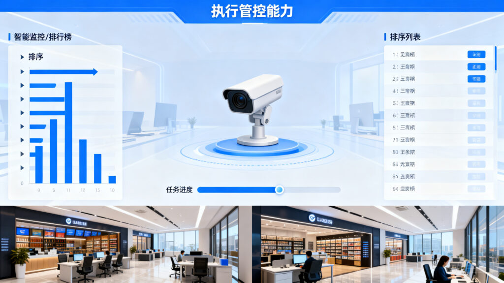 按执行管控能力排序，巡店管理系统排名