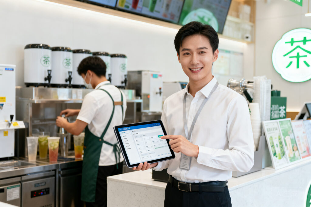 茶饮品牌管加盟店，巡店系统怎么用？